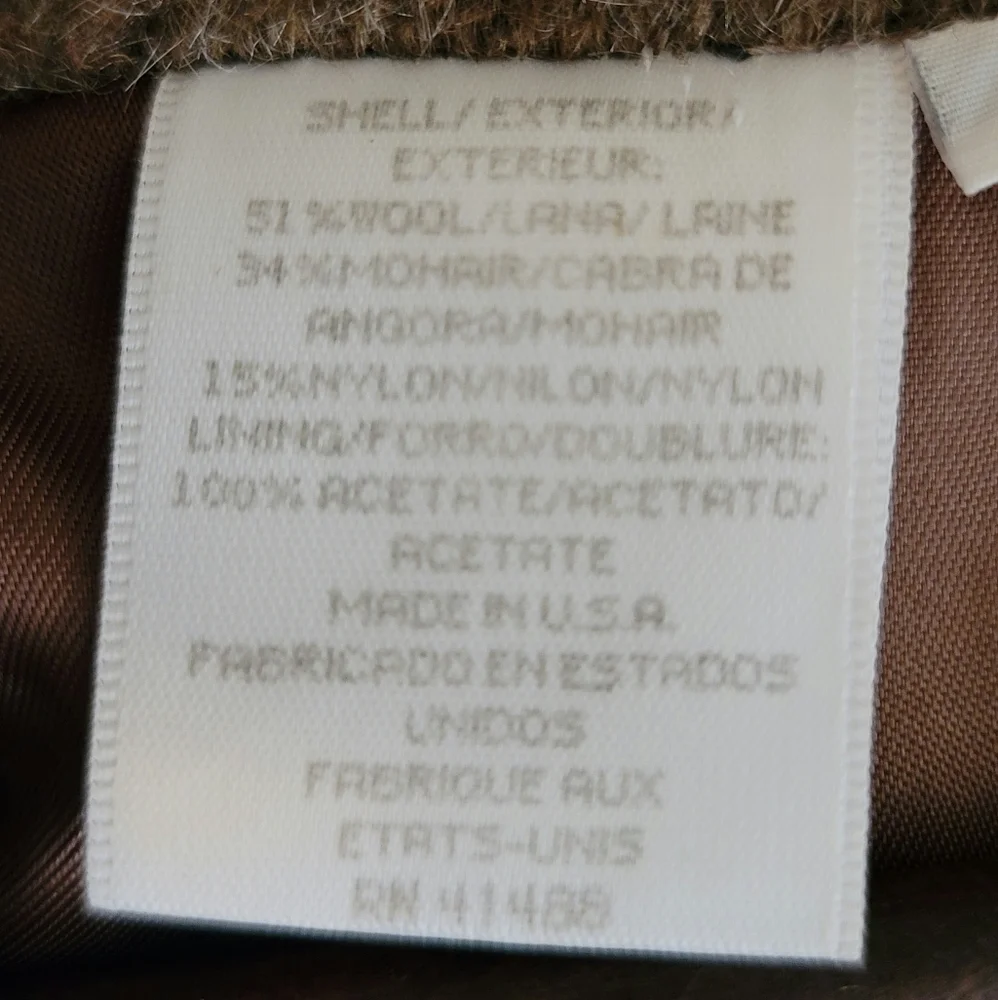 Womens Mohair Coat - Picture 3 of 6